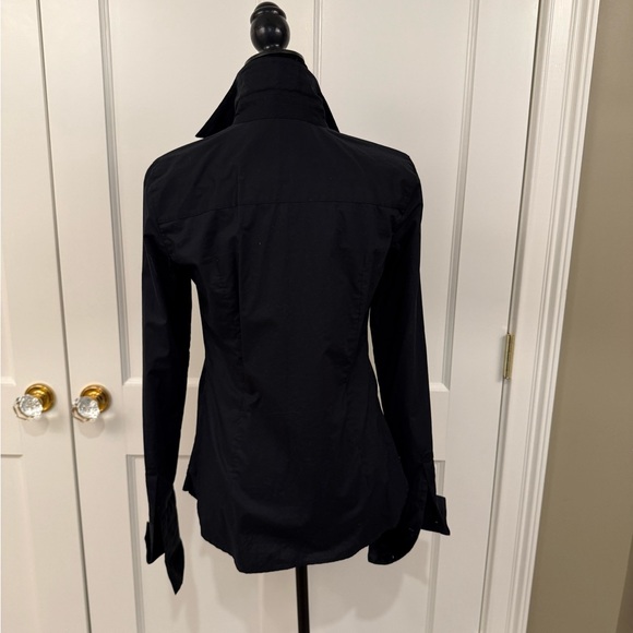 Armani Exchange Classic Black Button Down Shirt - Picture 5 of 6